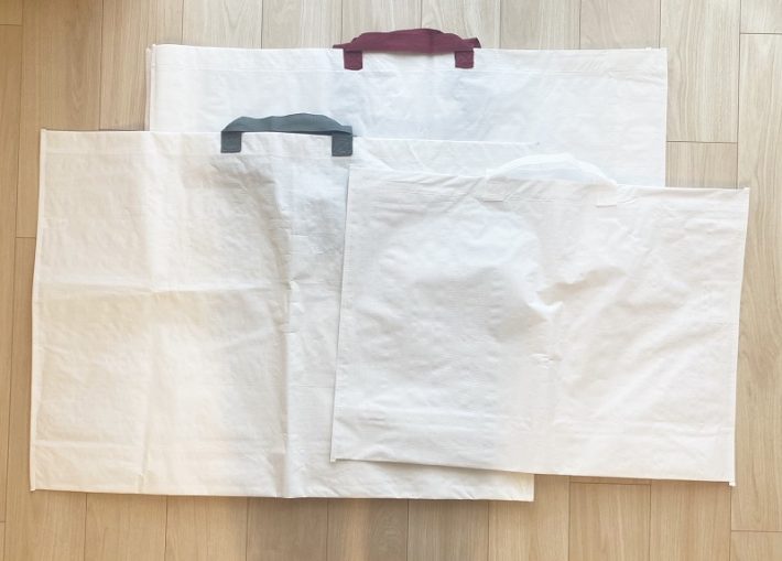 MUJI（無印良品）再生ポリプロピレンバッグ