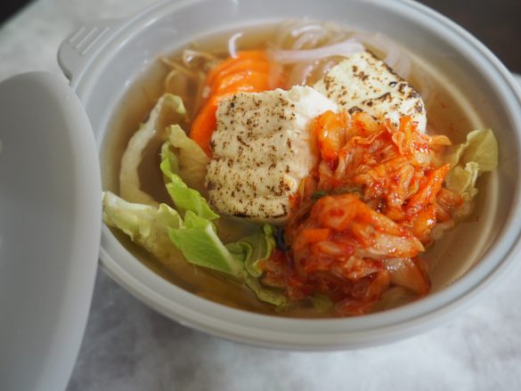 キムチと焼豆腐も追加