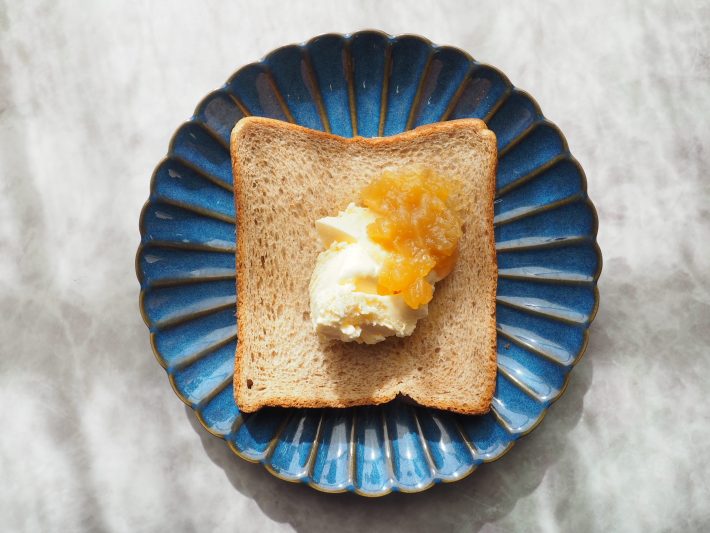 バニラぽてとりんごトースト