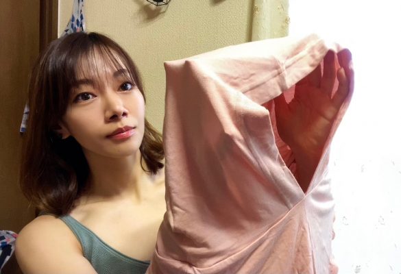 フード部分を広げて