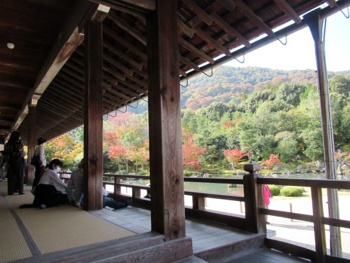 嵐山の天龍寺（筆者撮影）