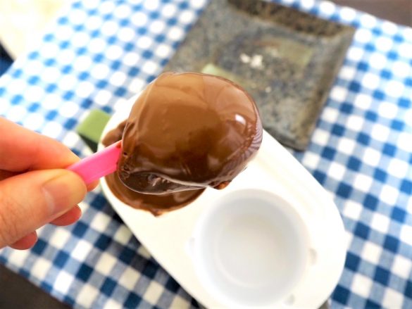 SNSで話題「雪見チョコフォンデュ」、美味しすぎてペロッと食べちゃった