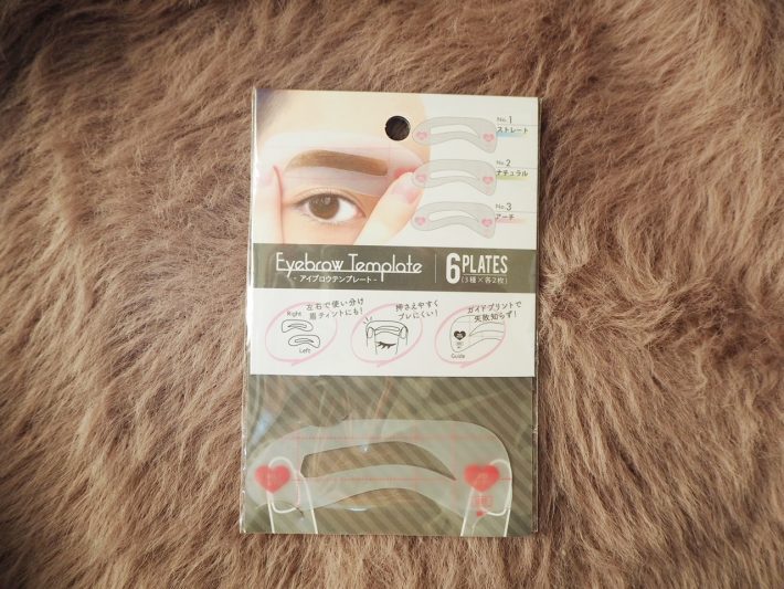 「アイブロウテンプレート 6PLATES 3種×各2枚」