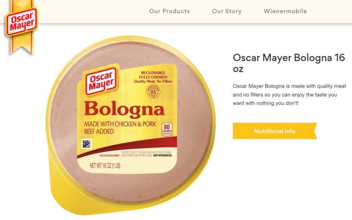 （画像：オスカー・メイヤー公式サイトより）