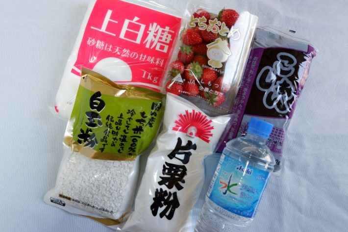 いちご大福の大量生産