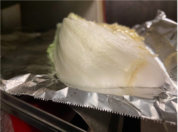 上部がシナシナと乾燥し、下部が蒸し焼き状態になります