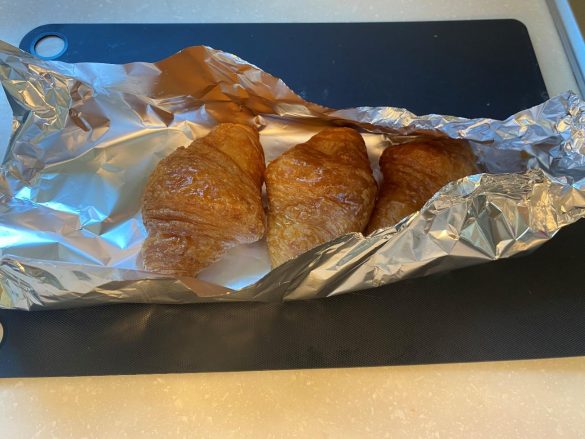 冷凍クロワッサンもおいしく温められます