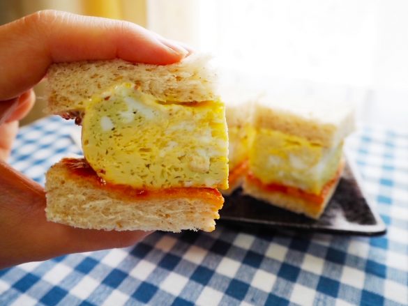 高木沙織さん ふわふわ卵サンド