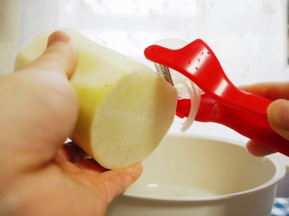 次は大根にチャレンジ