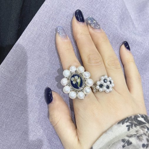 シックな色の指輪2