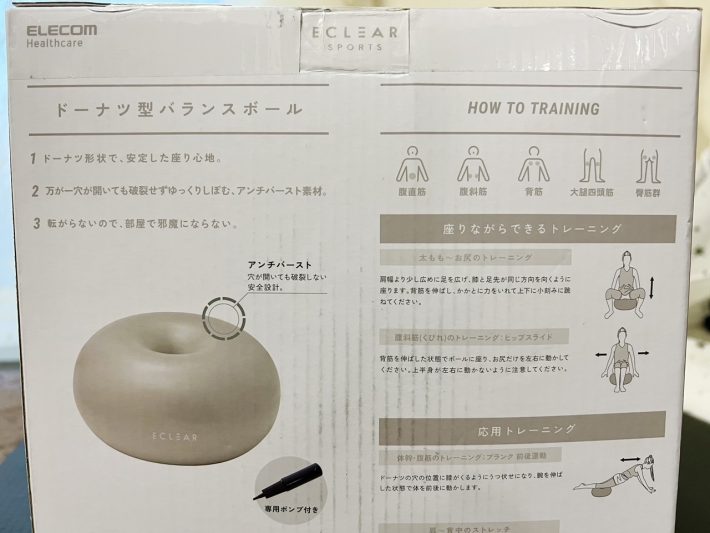 箱の裏面に使い方が書いてあります