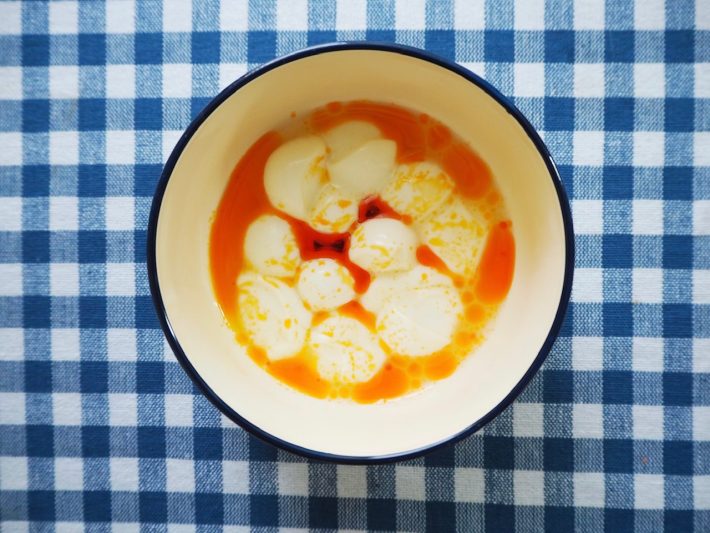 30秒加熱したもの