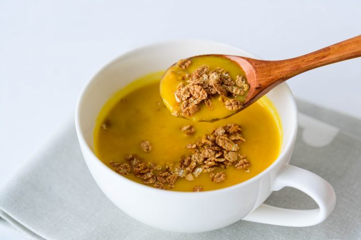 もち麦フレーク　スープ