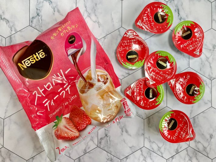 ストロベリーティーラテ