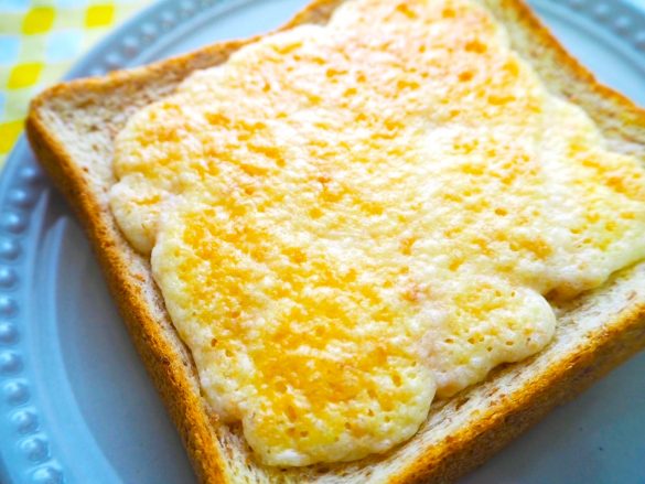 トースト中にクリームが溶けたのかも