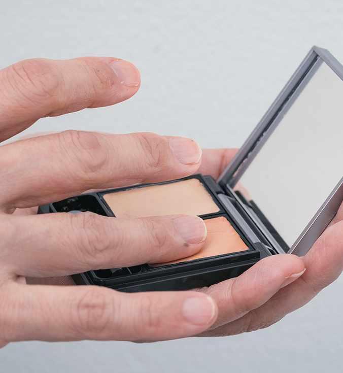 1. ソフトタッチで指にとる