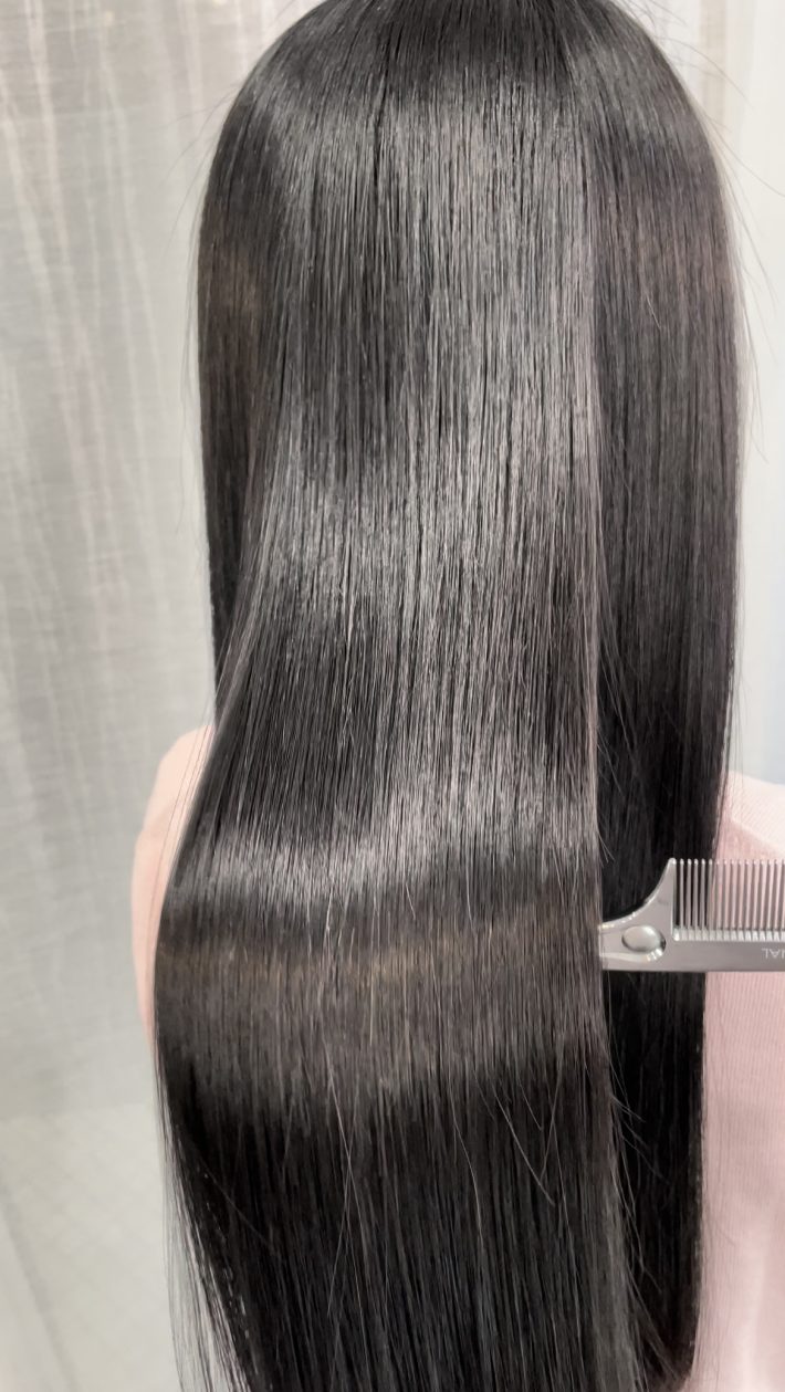 最近の元井の髪