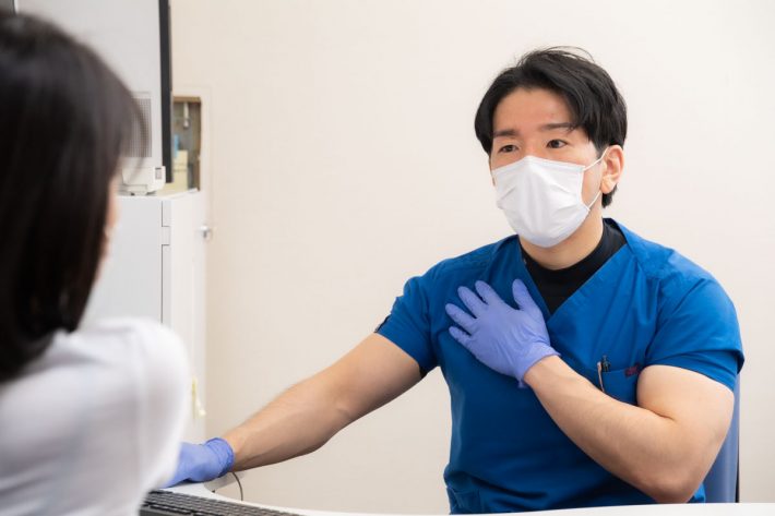 症状や悩みについて、くわしく話を聞いてもらいました。