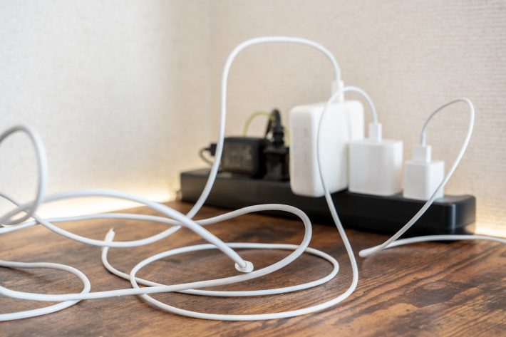 複数の充電ケーブル