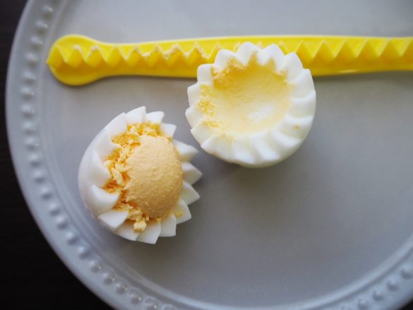 黄身まで切れた…