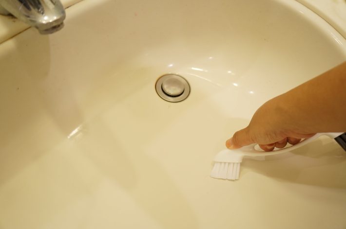 洗面ボウルにも