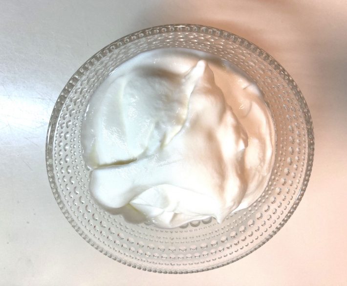 ねっとりもっちりしたヨーグルト