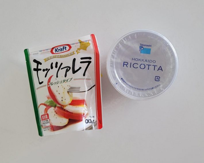 桃と合わせる「モッツァレラ」の代替として、他のフレッシュチーズを使うのもアリです