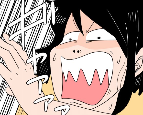 逃げ出したカブトムシ、森に響く絶叫