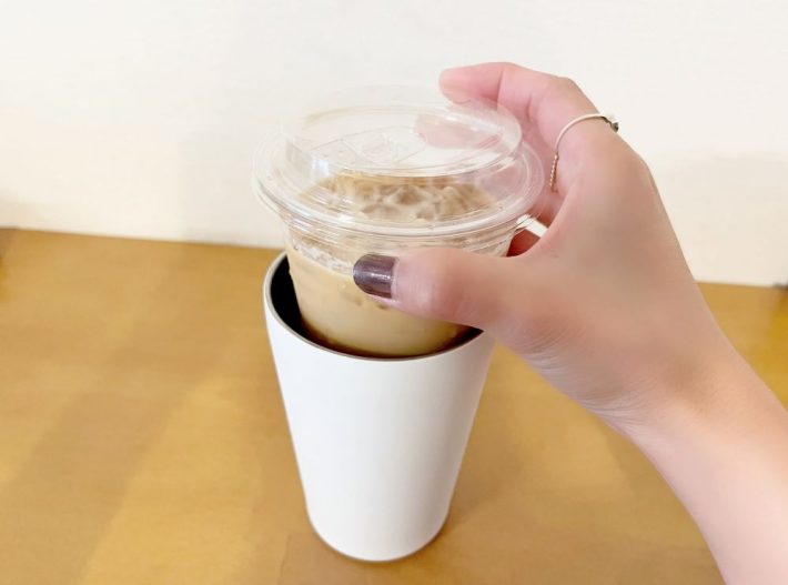 ニトリのコンビニコーヒー用タンブラー