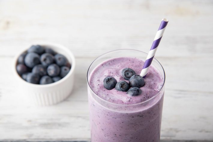 ブルーベリースムージーの写真
