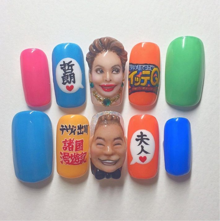 デヴィ夫人にプレゼントしたネイル