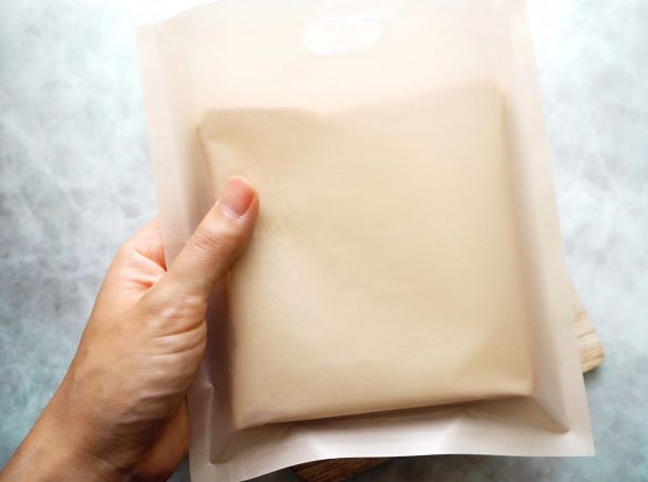 3～4分焼いた後、トーストバッグには変化なし