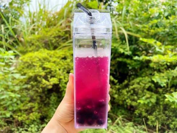 やっとゲットできた「牛乳パック冷水筒」