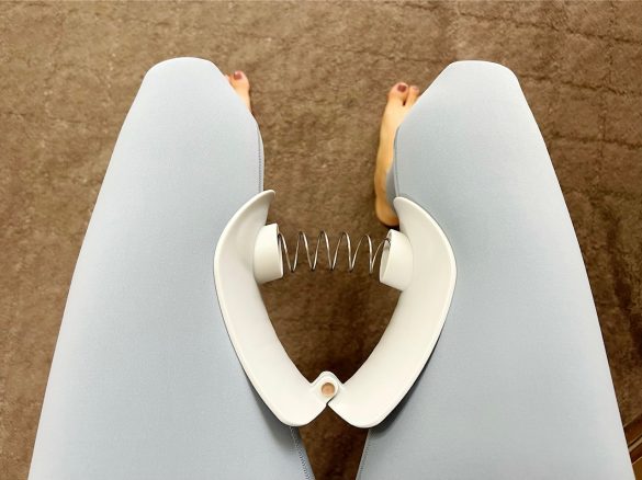 太ももの内側にフィット