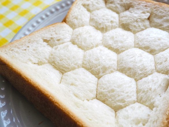 ハニカム状切れ目アップ