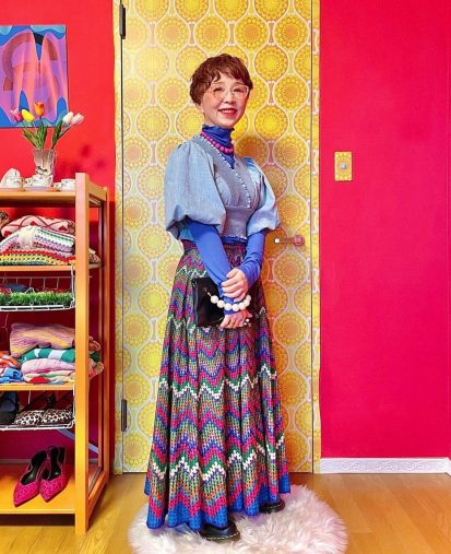 子育てが終了して派手になっていった