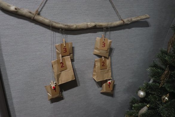 バランスを考えながら結んでいく