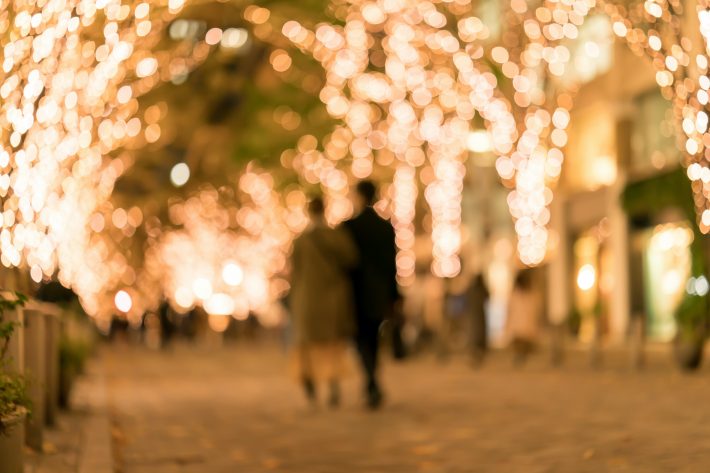 イルミネーション会場で元彼と遭遇