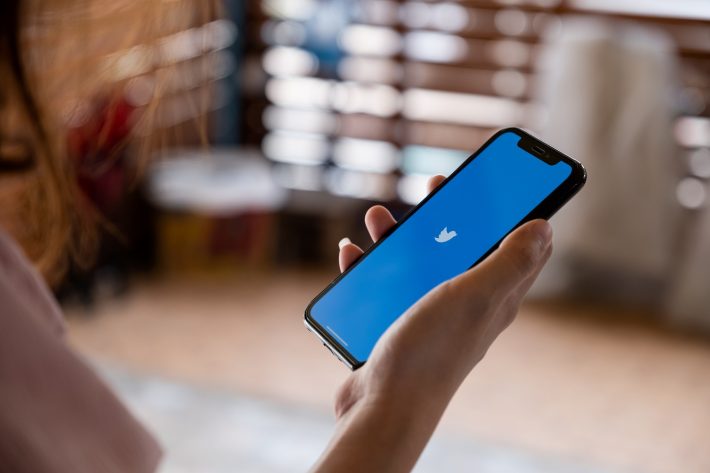 Twitterのスマホ画面