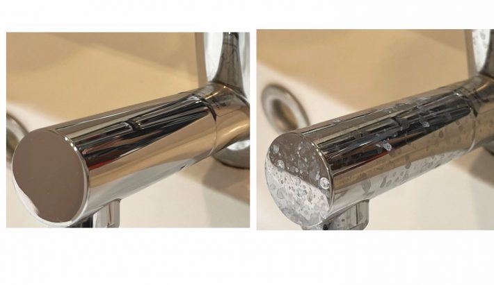 ピカピカの蛇口