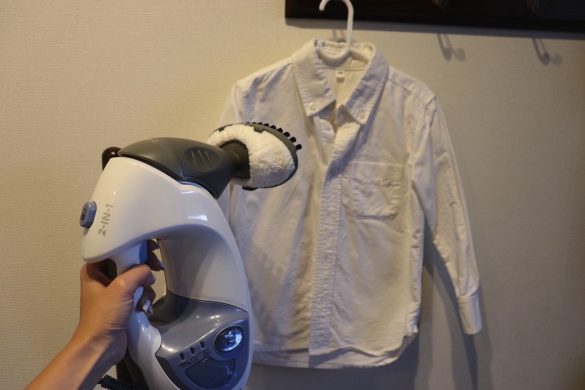 衣類用スチーマーにもなる