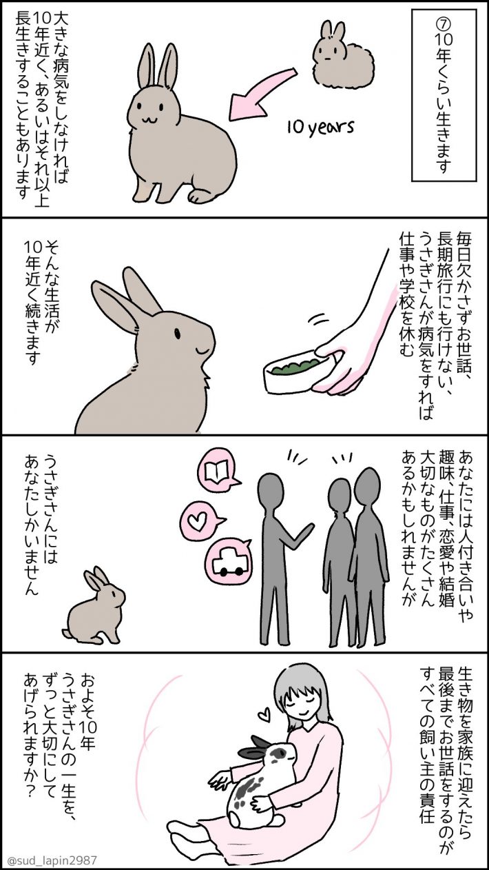 うさぎ飼うの大変マンガ8