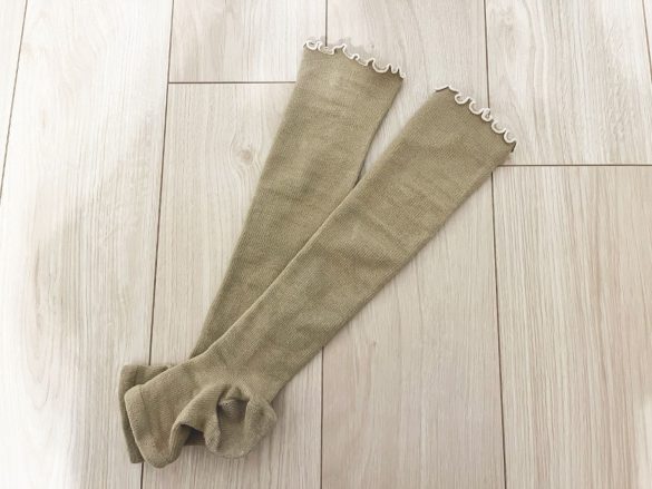 かかと保湿用リラックス着圧ソックス