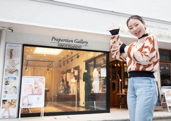 〈ダイアナ〉プロポーションギャラリー表参道へやって来ました!