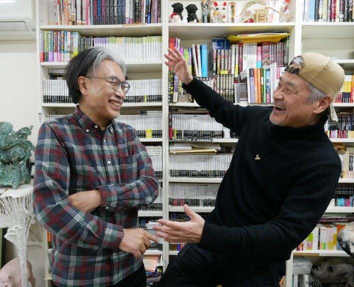 左から春日武彦氏、平山夢明氏