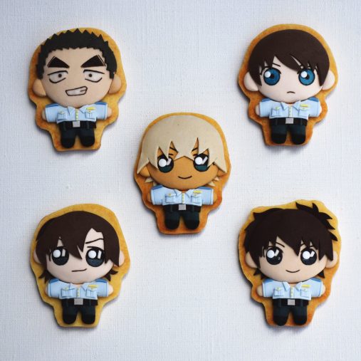 『名探偵コナン』警察学校組のぬいぐるみ風クッキー