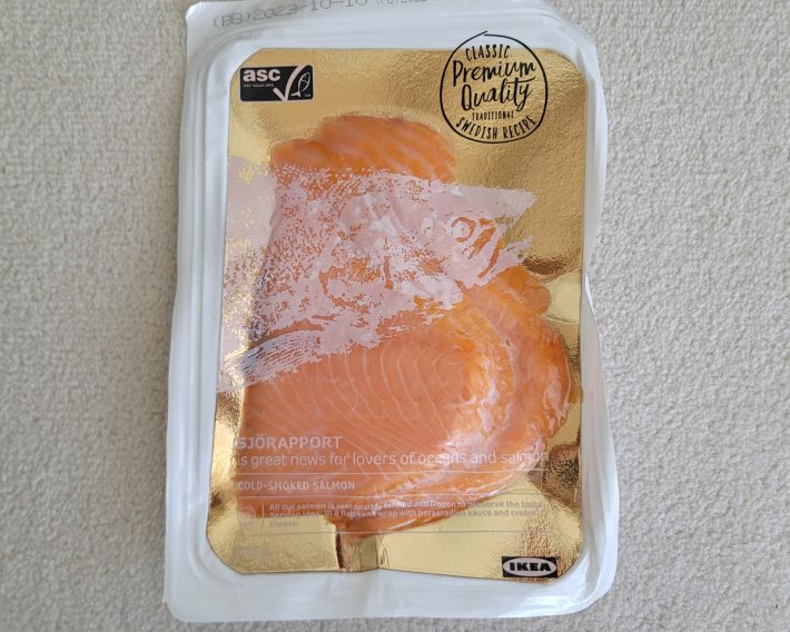 「ショーラポート　コールドスモークサーモン」1299円