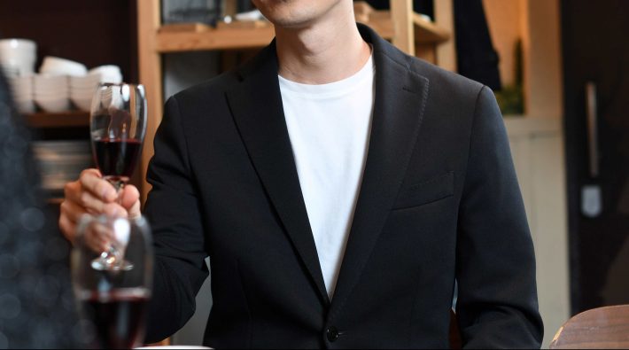 スマートな男性