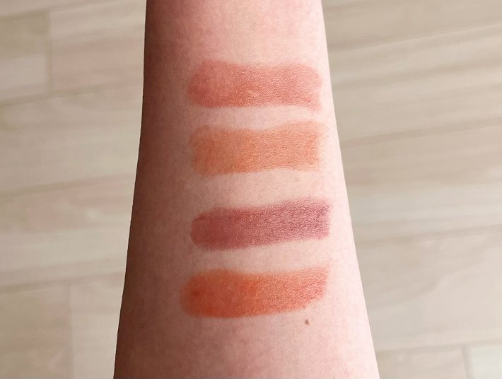 リップカラーシールド2色とKATE「リップモンスター」2色