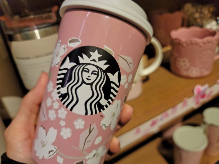 スタバ桜
